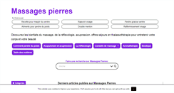 Desktop Screenshot of massagespierres.com